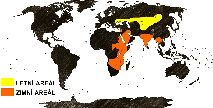 Mapa výskytu